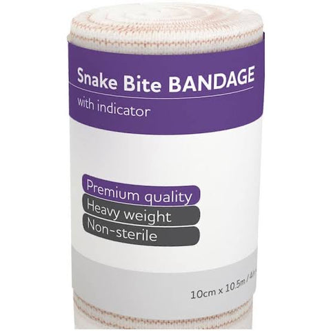 Snake Bite Bandage with indicators - 10cm x 10.5m